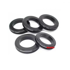 Black Blanking Wiring Grommets Rubber Open Grommet Blind Cable Hole 5mm 6mm-28mm