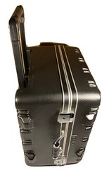 Guitar Effects Pedal Board Travel Case Heavy Duty Polyethylene Handle W/Wheels