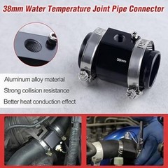 Aluminum Water Temperature Sensor Adapter 38mm 1-1/2″ Radiator Hose Size: 38mm