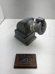VR1042 Killark 100A 3P4W Receptacle With Back Box And Adapter Full Setup VJ57