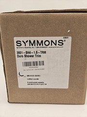 Symmons 3601-SH4-1.5-TRM Duro Wall Mount Shower System, Polished Chrome