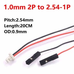 XH2.54/PH2.0/1.0/1.25mm to Dupont 2.54 1P Wire Cable Connector Converter Adapter