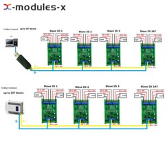 RS485 0-1A 0-30V Current Voltage Collector Voltage Signal Acquisition MODBUS RTU