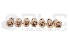 NEW LOT OF 7 ILSCO IK-4 COPPER SPLIT-BOLT CONNECTOR