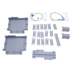 Rexroth 3842558654 Modular Cable Duct, T-Piece, 80x80x80mm Dimensions, Grey
