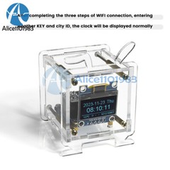 ESP8266 DIY Electronic Kit OLED Mini Clock + Shell For DIY Soldering Practice