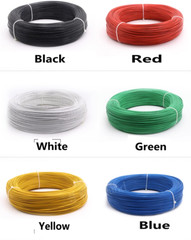 Various Sizes & Colors UL1332 High Temp PTFE Stranded Cable Tinned Copper Wire