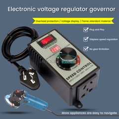 4000W 15A MAX Voltage Regulator Stepless AC Motor Speed Controller 110V/220V