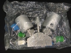 Nupro Valve Manifold Assembly 6LV-DV8199PAA 3 Ports 2 Stations Pneumatic Diaphr