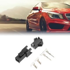 100 Pairs 2.5mm 2 Pin Male Female -SM Housing Crimp Terminal Wire Connector Set