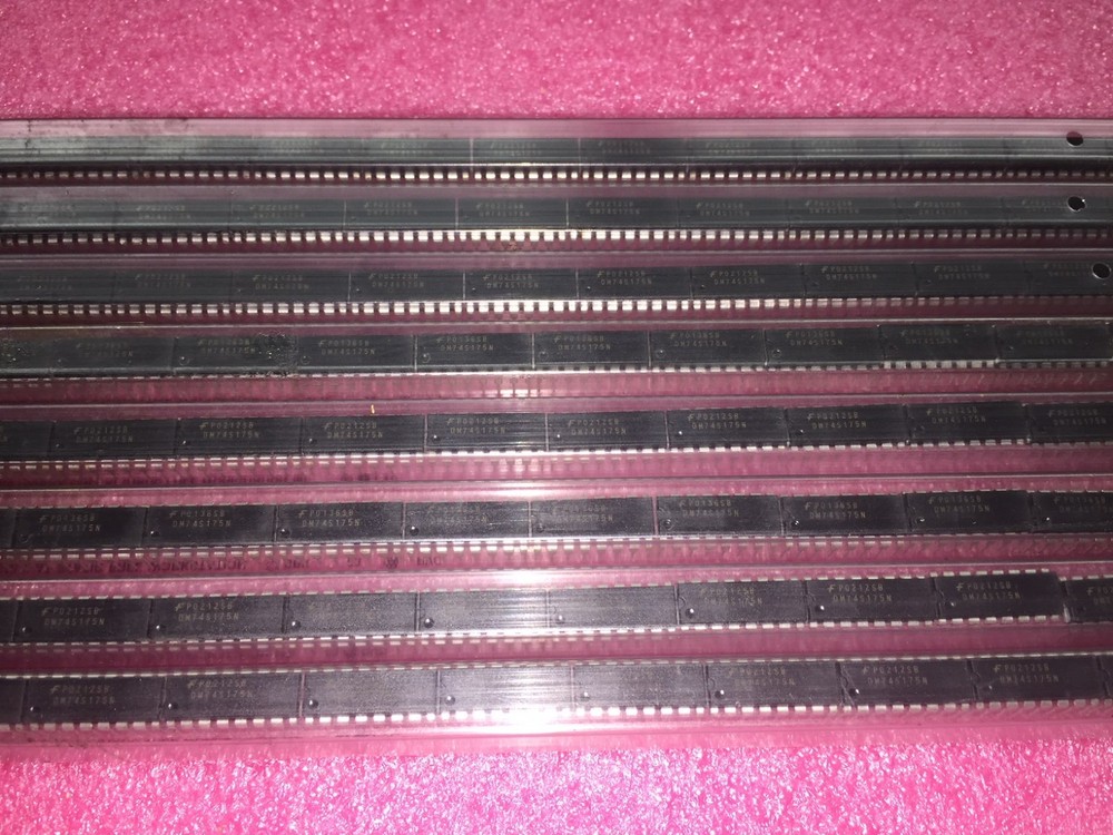 (50 PIECE LOT) DM74S175N, FSC, IC FLIP FLOP QUAD D-TYPE 16-DIP