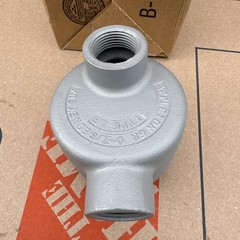 Emerson Appleton GRLB100 1″ GR Conduit Outlet Box Explosion Proof Mall Iron