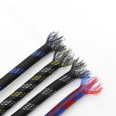 PET Nylon Braided Sleeve Tube 8 mm Width Audio Car Cable Wire Sleeving Sheath