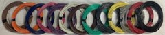 NEW 10 AWG GAUGE 600 VOLT THHN STRANDED COPPER WIRE 25′ OF BLACK,WHITE,RED&GREEN