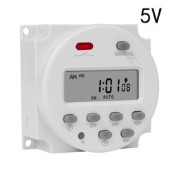 CN101S 1 Second Interval 5V 12V 24V 110V 220V Digital LCD Timer Switch 7 Days