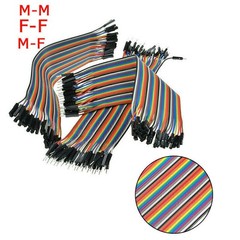 120PCS Multicolor Breadboard Cables Kit Male-Male Male-Female Female-Female
