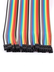 20Pcs 1P 2.54mm to 2P 2.0mm Female Jumper Cables Wire 20cm