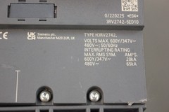 SIEMENS SIRIUS 3RV2742-5ED10 CIRCUIT BREAKER MOTOR STARTER 480 V