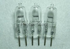 10Pcs Warm Yellow Small Bead 2-Pin Light Bulb G6.35 12V 20W 35W 50W 75W 100W