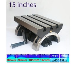 Adjustable-angle Worktable; Tilting Worktable for Milling and Drilling Machines