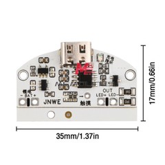 Type-C Table Lamp Circuit Board USB Charging Three Gear Stepless Control Module