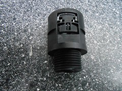 5 x REIKU PAGOB-17P11 BLACK POLYMID STRAIGHT CONNECTORS WITHOUT SEAL