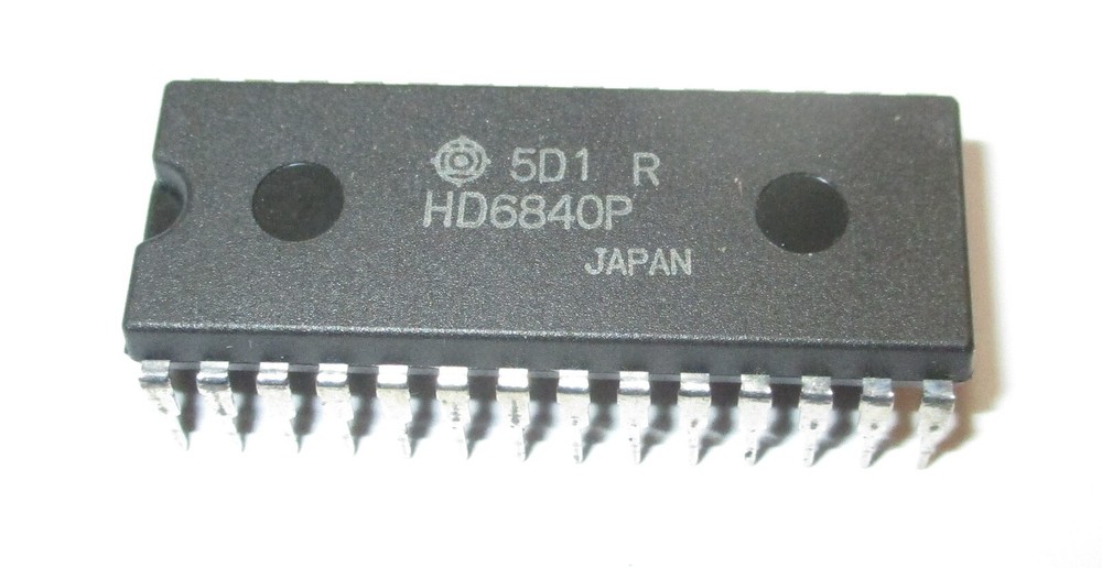 One Hitachi HD6840P Programmable Timer Module Dip-28 IC