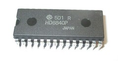 One Hitachi HD6840P Programmable Timer Module Dip-28 IC