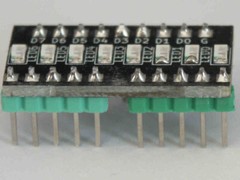 1PC GREEN 8 CHANNEL BREADBOARD LED 5V