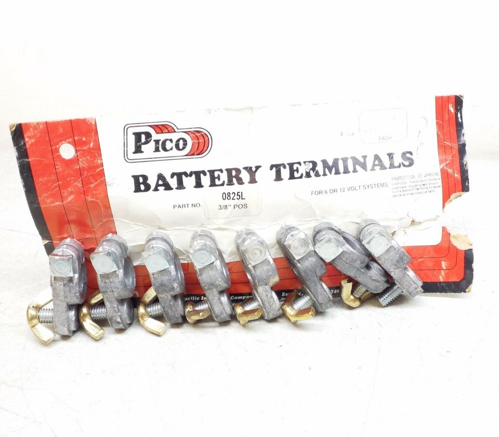 0825L Pico 3/8in POS Battery Terminals 8pc For 6 Or 12 Volt – 0825L Pico