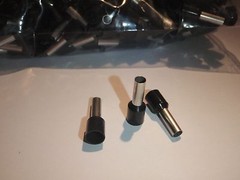 500PC WIRE CORD END FERRULE CRIMP BLACK 12 AWG # E4009B