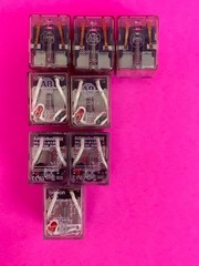 700-HF32A1 ,700-HF32A1-4, QL2N1-A120, LY2N, DPDT, 120VAC, 10A Relays [Lot of 8]