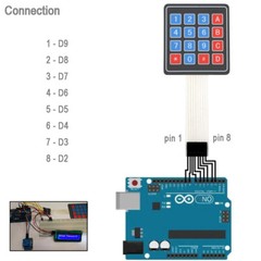 5pcs 4×4 Keypad Membrane Matrix Array Switch 16keys Keyboard Module US Stock