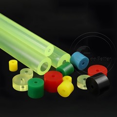 PU Polyurethane Hollow Round Rod Hollow Bar Ø 20mm-60mm Elastic Buffer 75A-80A