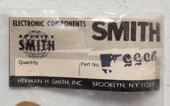 Insulator Kit H.H. Smith 9555 E.F. Johnson 133-55 High Volt Steatite