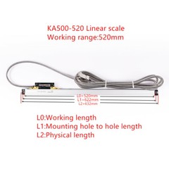 Sino KA500 70mm-470mm (18*20mm)slim linear scale 5microm