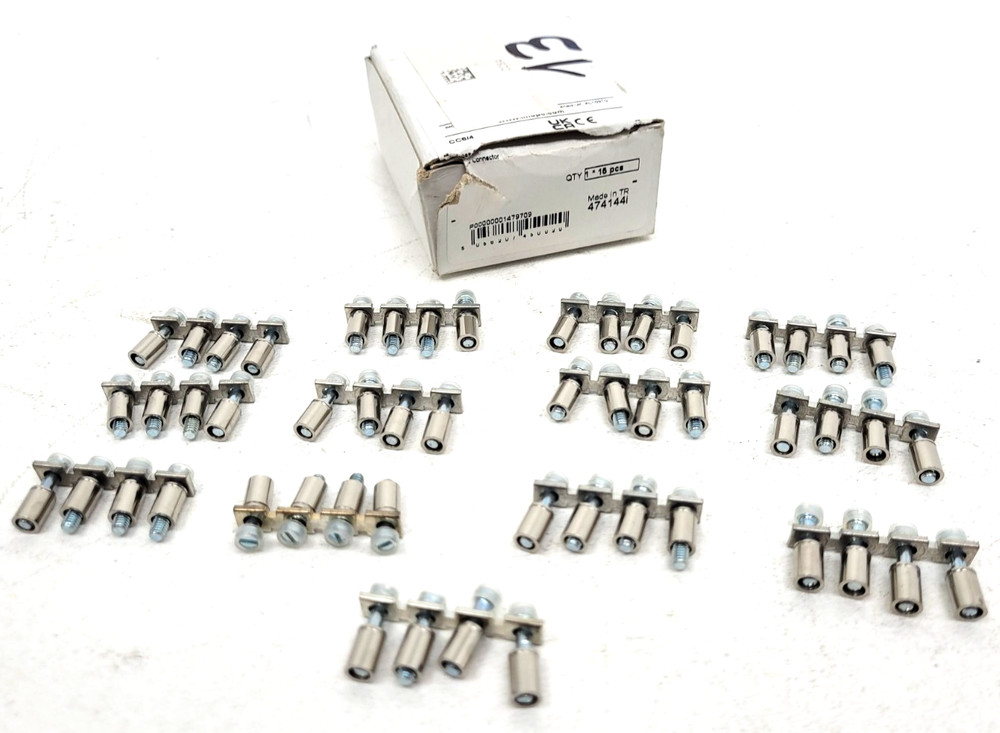 Lot of 13 – CC6/4 IMO Controls Cross Connector Jumper Bar for 6mm Din-Rail – New