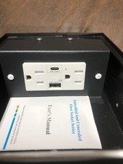 Embedded Floor Socket Multi Ports Panel Receptacle Universal Outlet AC