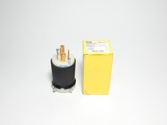 Hubbell HBL2721ST Twist-Lock Plug 30A 250VAC 3Ph 3P Insulgrip – NEW Surplus!