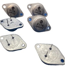 HITACHI 2SK176 TO-3 N-Channel & 2SJ56 P – Channel MOSFET Pair NOS