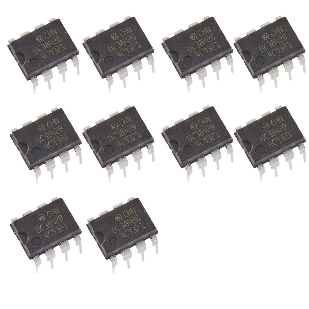 Bridgold 10Pcs Uc3842b Uc3842 High Performance Pwm Current Mode Contro