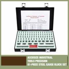 Plug Pin Gage Class ZZ Hardened Steel Calibration 81pcs Steel Gauge Block Grade