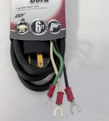 Appliance POWER CORD CCI COLEMAN CABLE 16/3 6FT 13A, 125V NEMA 5-15