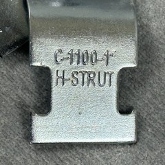 Haydon C-1100 1” EMT Strut Strap Pipe Clamp – 75 Count