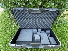 Platt Luggage 903 Blow Molded Hard Case with Foam Lining – Black 27x16x10 In.