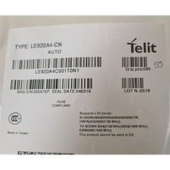 Le920a4-Cn Auto Telit Lot De 59 Units