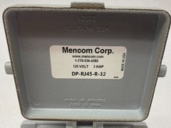Mencom DP-RJ45-R-32 Panel Interface Connector Module, Duplex Outlet