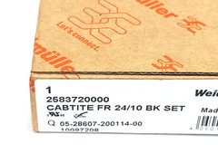Weidmuller 2583720000 CABTITE FR 24/10 BK SET Cable Entry Frame Set 70mm x 153mm