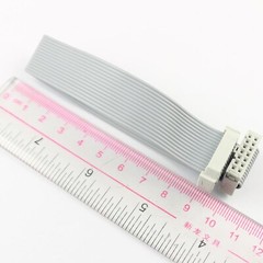 1Pcs 2.54mm Pitch 2×7 Pin 14 Pin 14 Wire IDC Flat Ribbon Cable Length 20CM