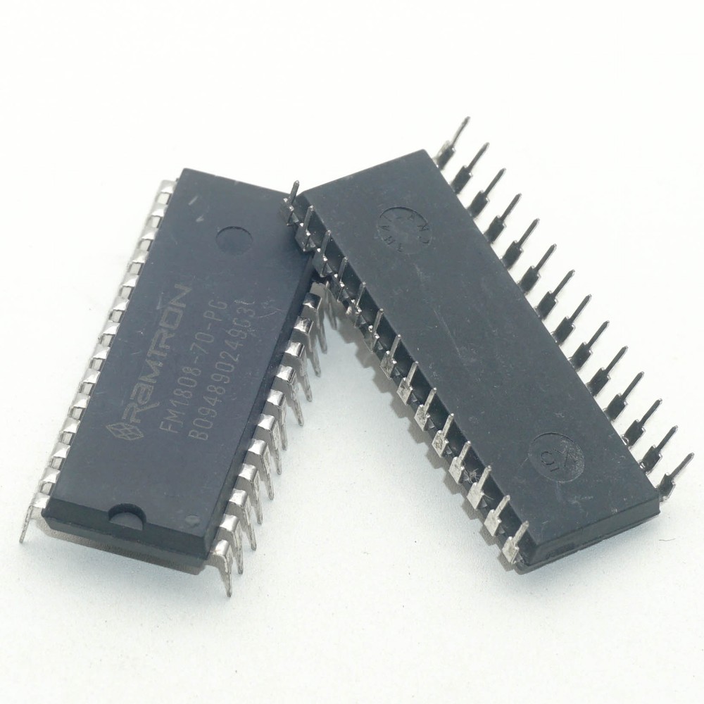 Ramtron FM1808-70-P FM1808-70-PG FM1808 256Kbit FRAM NVRAM DIP28 X 10PCS